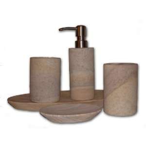  Sandstone Bath Accessory Set