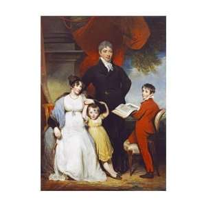 William Owen   Group Portrait Of The Hudson Family Giclee  