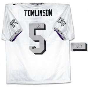  LaDainian Tomlinson TCU Horned Frogs Autographed White 