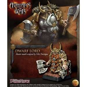 Avatars of War Dwarf Lord Toys & Games