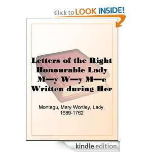   Parts of Europe Lady Mary Wortley Montagu  Kindle Store