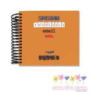   Orange Dudes Address Book by Penny Laine Papers (AD301) Toys & Games