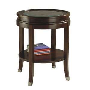  Magnussen Lakefield Round End Table: Home & Kitchen