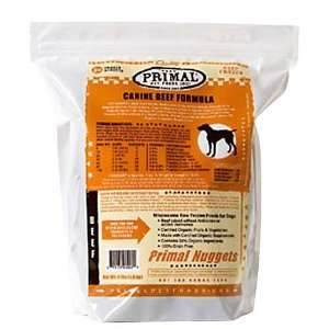  Primal Pet Foods Raw Dog Food Beef Nuggets 4 lbs: Pet 