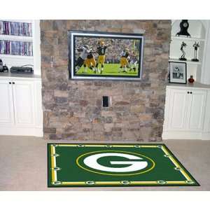  Green Bay Packers NFL Floor Rug (5x8): Sports & Outdoors
