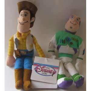    Disney Bean Bag Plush Toy Story Woddy and Buzz 