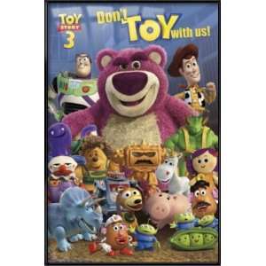  Toy Story 3   Framed Pixar Movie Poster (Dont Toy With Us 