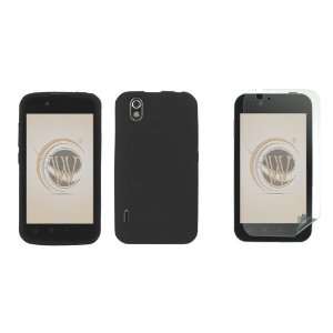 LG Marquee (Sprint / Boost Mobile) Premium Combo Pack   Black Silicone 