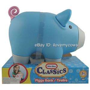 Little Tikes Classic Piggy Bank Blue RARE NEW 050743607240  