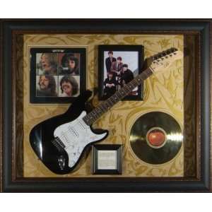  The Beatles   Engraved Guitar Display