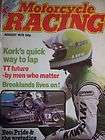 motorcycle racing aug 1978 laverda jota track test 