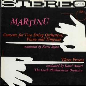   Concerto nFor Two String Orchestras, Piano And Timpani Martinu Music