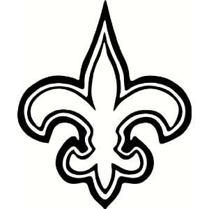  Orleans Saints Logo (Car Tattoo Vinyl Sticker) WHT: Everything Else
