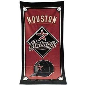  MLB Astros Beach Towel: Sports & Outdoors