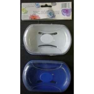  2 Pack Soap Dishes, With Plastic Cover Case Pack 48