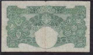STRAITS SETTLEMENTS MALAYA BORNEO SINGAPORE 5 DOLLARS 1941  