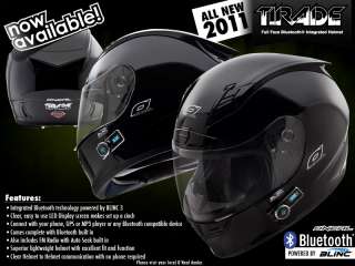 Oneal Tirade Bluetooth Flat Black Street Bike Helmet  