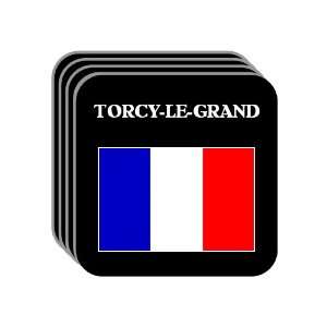  France   TORCY LE GRAND Set of 4 Mini Mousepad Coasters 