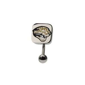  Jacksonville Jaguars NFL Top Down Belly Ring: Jewelry