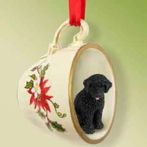  Portuguese Water Dog Holiday Tea Cup: Home & Kitchen