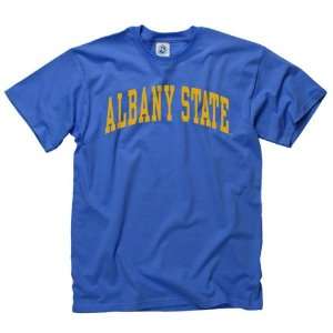  Albany State Golden Rams Royal Arch T Shirt: Sports 
