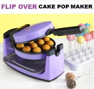 NEW* BABYCAKES FLIP OVER Cake Pop Maker POPS FLIP OVER MODEL 12 pops 