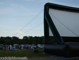 32ft Inflatable Movie Screen w/ Front & Rear Projection  