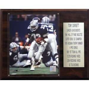  Dallas Cowboys Tony Dorsett 12x15 Career Stats Plaque 