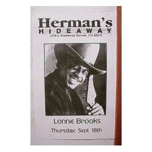  Lonnie Brooks Poster Handbill Denver Great Shot 