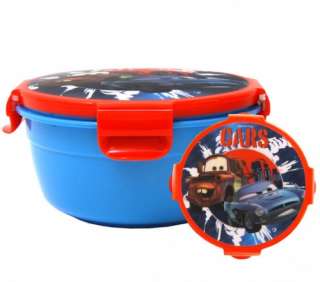 DISNEY CARS 2 MCQUEEN SNACK POT LUNCH CONTAINER SCHOOL FREE SHIPPING 