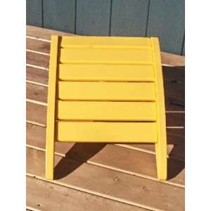    Forever Poly Resin Ottoman   Sunshine Yellow Patio, Lawn & Garden