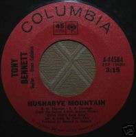 Tony Bennett, Hushabye Mountain, 45 RPM, 4 44584  