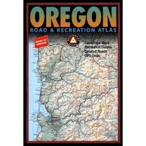  Benchmark 591887 Oregon Road And Recreation Atlas Office 