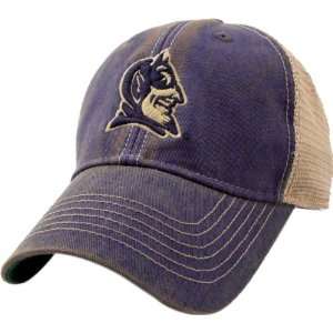  Duke Blue Devils Old Favorite Logo Adjustable Hat: Sports 