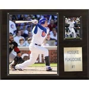  Chicago Cubs Kosuke Fukudome 12x15 Player Plaque Sports 