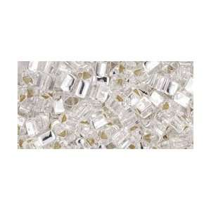  Silver Lined Crystal TOHO Seed Beads TRIANGLE 8/0: Arts 