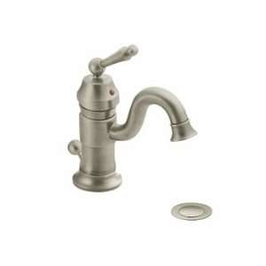   By Moen S411BN One handle lav with drain assembly