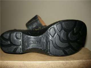 Born Womens BLACK Pecan Sandal # 31877 Size: 9/Euro 40  