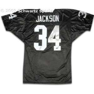  Signed Bo Jackson Jersey   Black Wilson 