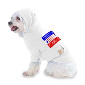  VOTE FOR CARSON Hooded (Hoody) T Shirt with pocket for 