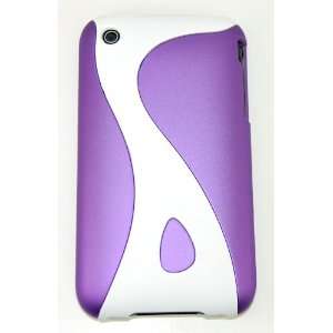 KingCase iPhone 3G & 3GS * Rubberized Slim Slider Twist Case (Purple 