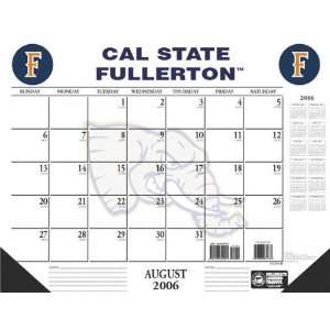  Cal State Fullerton Titans 22x17 Academic Desk Calendar 