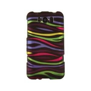   Phone Protector Cover Case Rainbow Zebra For HTC Titan: Cell Phones