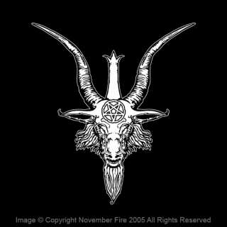Baphomet with Pentagram Shirt Satan Satanic Witchcraft  