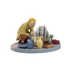   FLEA MARKET BOX SCENE FROM THE TINTIN COLLECTIBLE SERIES Toys & Games