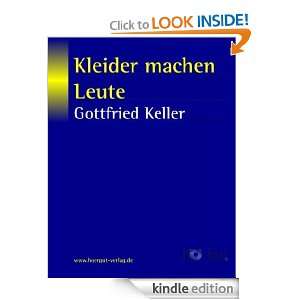 Kleider machen Leute (German Edition) Gottfried Keller  