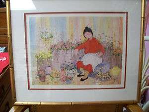 Mildred Barrett Artist Proof Bright Day, signed and sealed, framed 