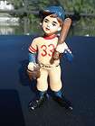 Vintage Wilton 4 1/2 Baseball Player or Batboy Cake Topper Like 