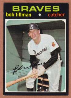 1971 Topps Baseball #244 BOB TILLMAN Braves EX+  