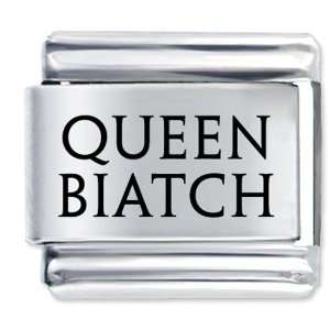  Queen Biatch Italian Charms: Pugster: Jewelry